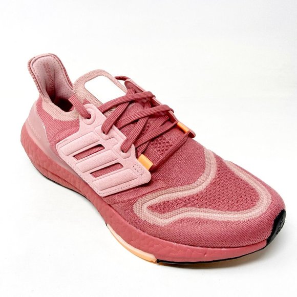 Adidas UltraBoost 22 Wonder Red Mauve Orange Womens Running Shoes GX9133 - Picture 2 of 6